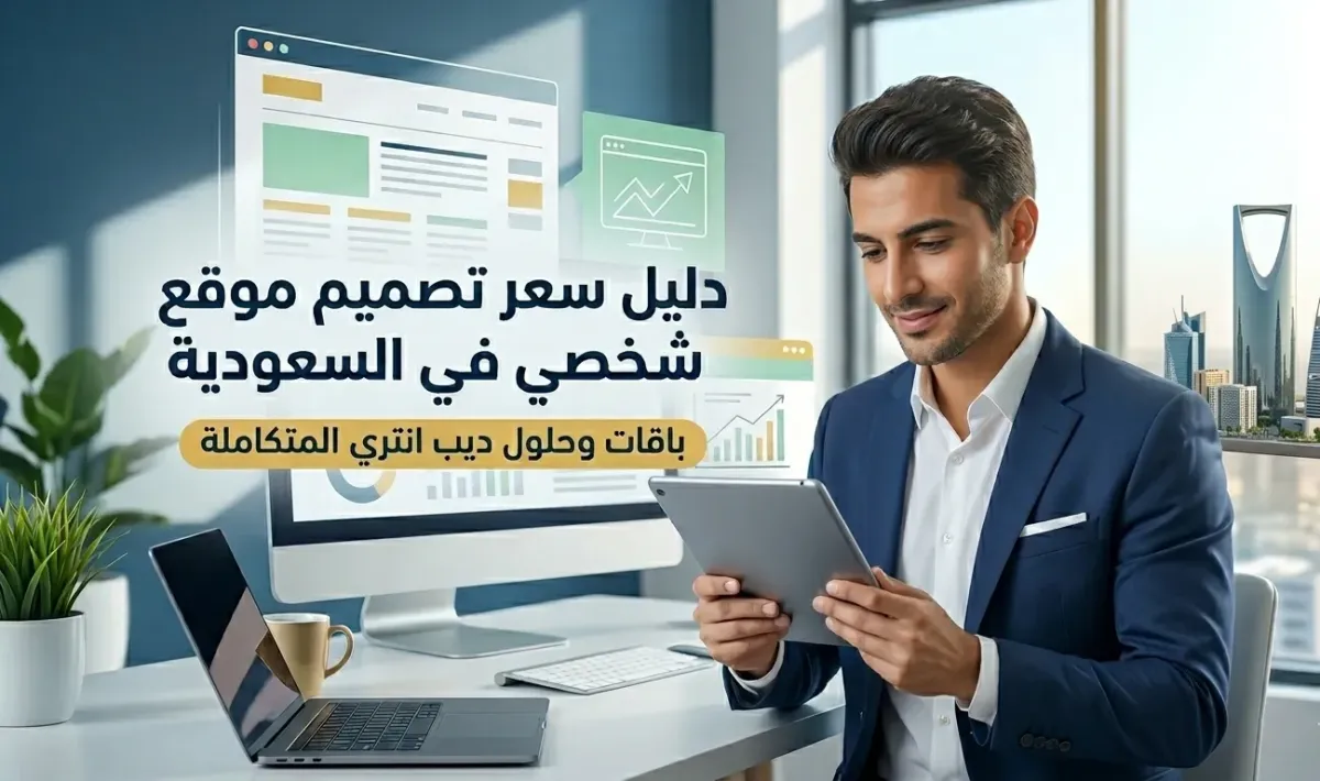 سعر تصميم موقع شخصي مع ديب انتري