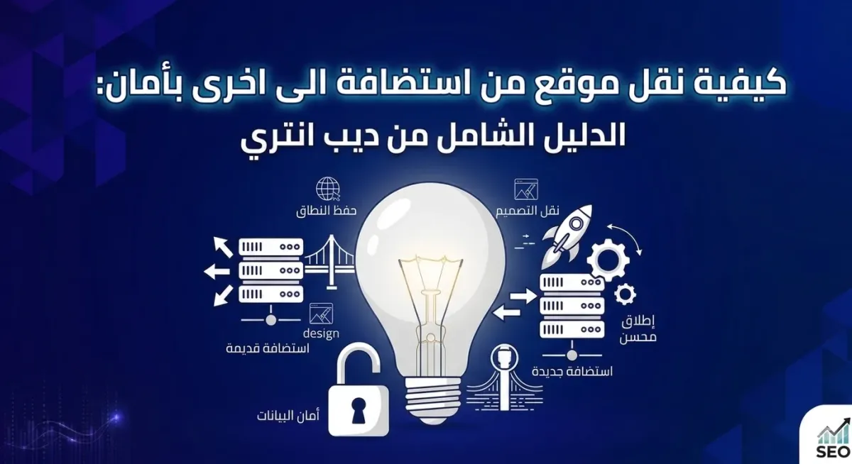 نقل موقع من استضافة الى اخرى مع ديب انتري