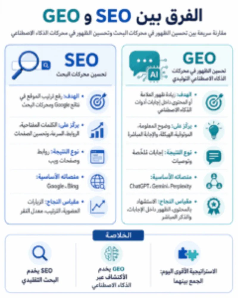 الفرق-بين-SEO-و-GEO-