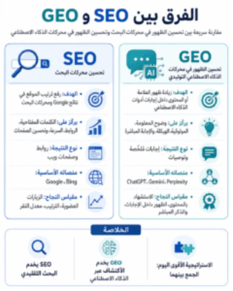 الفرق-بين-SEO-و-GEO-